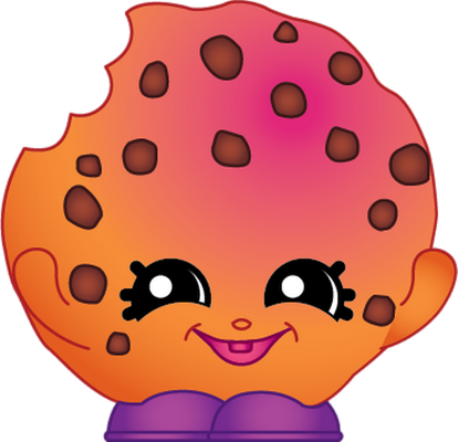 cookie [Shopkins] - gourmandise- alimentation - smiley émoticône émoji cartoon clipart illustration - artémotic