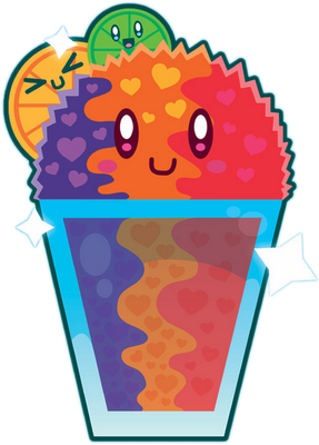 glace - gourmandise- alimentation - smiley émoticône émoji cartoon clipart illustration - artémotic