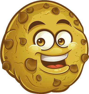 cookie - gourmandise- alimentation - smiley émoticône émoji cartoon clipart illustration - artémotic