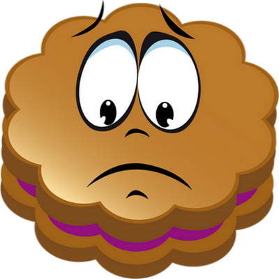 biscuit - gourmandise- alimentation - smiley émoticône émoji cartoon clipart illustration - artémotic
