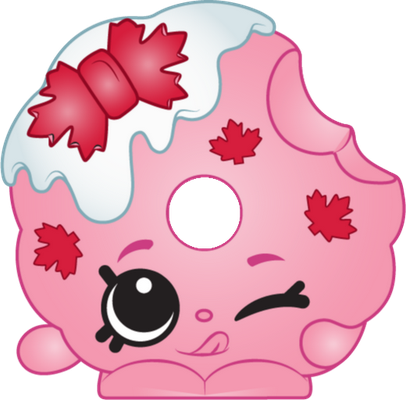 donut [Shopkins] - gourmandise- alimentation - smiley émoticône émoji cartoon clipart illustration - artémotic