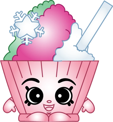 glace [Shopkins] - gourmandise- alimentation - smiley émoticône émoji cartoon clipart illustration - artémotic