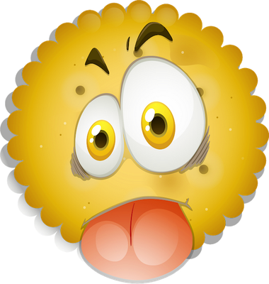 biscuit - gourmandise- alimentation - smiley émoticône émoji cartoon clipart illustration - artémotic