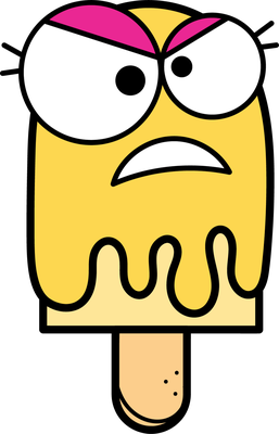 glace - gourmandise- alimentation - smiley émoticône émoji cartoon clipart illustration - artémotic