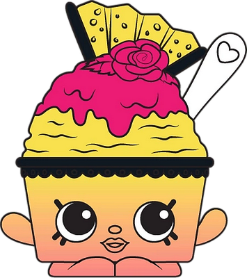 glace [Shopkins] - gourmandise- alimentation - smiley émoticône émoji cartoon clipart illustration - artémotic