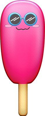 glace - gourmandise- alimentation - smiley émoticône émoji cartoon clipart illustration - artémotic