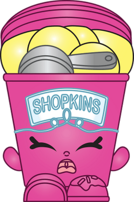 glace [Shopkins] - gourmandise- alimentation - smiley émoticône émoji cartoon clipart illustration - artémotic