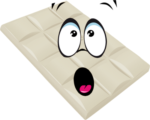 chocolat - gourmandise- alimentation - smiley émoticône émoji cartoon clipart illustration - artémotic