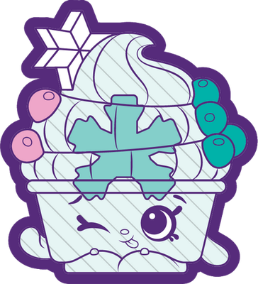 glace [Shopkins] - gourmandise- alimentation - smiley émoticône émoji cartoon clipart illustration - artémotic