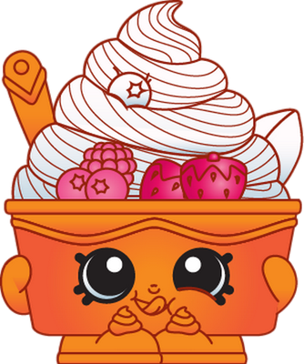 glace [Shopkins] - gourmandise- alimentation - smiley émoticône émoji cartoon clipart illustration - artémotic