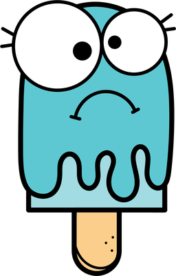 glace - gourmandise- alimentation - smiley émoticône émoji cartoon clipart illustration - artémotic