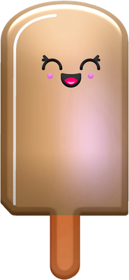glace - gourmandise- alimentation - smiley émoticône émoji cartoon clipart illustration - artémotic