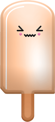glace - gourmandise- alimentation - smiley émoticône émoji cartoon clipart illustration - artémotic