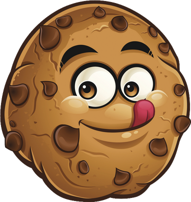 cookie - gourmandise- alimentation - smiley émoticône émoji cartoon clipart illustration - artémotic