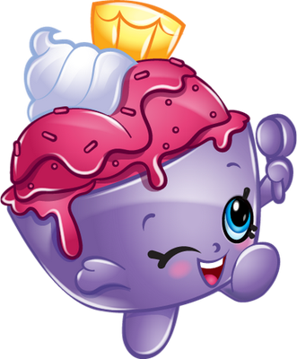 glace [Shopkins] - gourmandise- alimentation - smiley émoticône émoji cartoon clipart illustration - artémotic