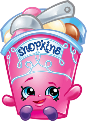 glace [Shopkins] - gourmandise- alimentation - smiley émoticône émoji cartoon clipart illustration - artémotic