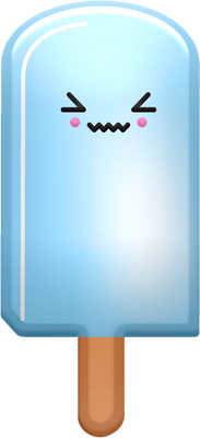 glace - gourmandise- alimentation - smiley émoticône émoji cartoon clipart illustration - artémotic