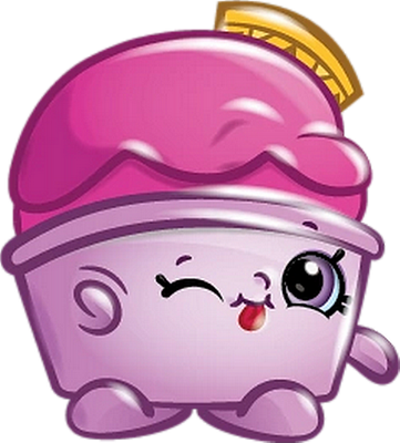 glace [Shopkins] - gourmandise- alimentation - smiley émoticône émoji cartoon clipart illustration - artémotic