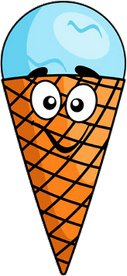 glace - gourmandise- alimentation - smiley émoticône émoji cartoon clipart illustration - artémotic