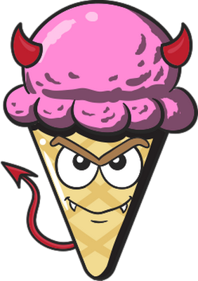 glace - gourmandise- alimentation - smiley émoticône émoji cartoon clipart illustration - artémotic