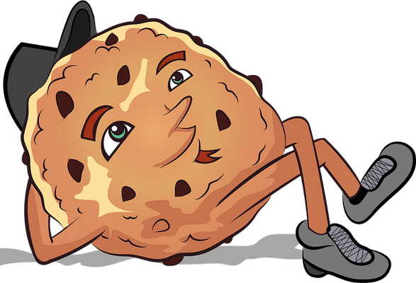 cookie - gourmandise- alimentation - smiley émoticône émoji cartoon clipart illustration - artémotic