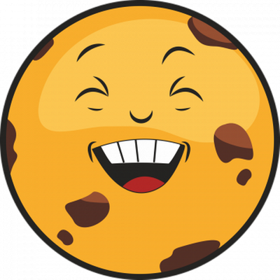 cookie - gourmandise- alimentation - smiley émoticône émoji cartoon clipart illustration - artémotic