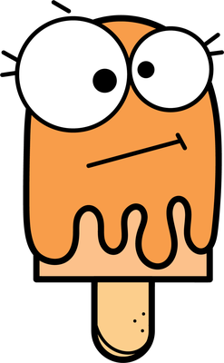 glace - gourmandise- alimentation - smiley émoticône émoji cartoon clipart illustration - artémotic