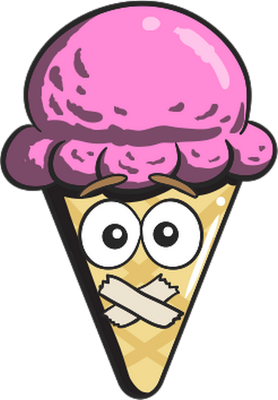 glace - gourmandise- alimentation - smiley émoticône émoji cartoon clipart illustration - artémotic