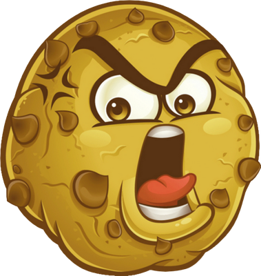 cookie - gourmandise- alimentation - smiley émoticône émoji cartoon clipart illustration - artémotic