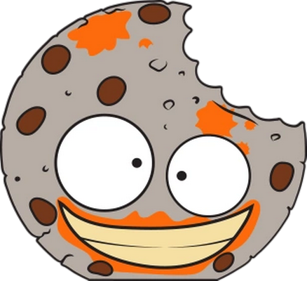 cookie - gourmandise- alimentation - smiley émoticône émoji cartoon clipart illustration - artémotic