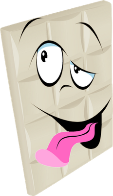 chocolat - gourmandise- alimentation - smiley émoticône émoji cartoon clipart illustration - artémotic