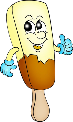 glace - gourmandise- alimentation - smiley émoticône émoji cartoon clipart illustration - artémotic