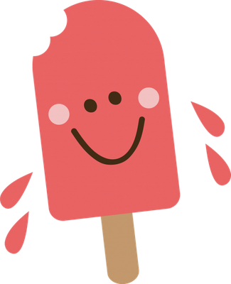 glace - gourmandise- alimentation - smiley émoticône émoji cartoon clipart illustration - artémotic
