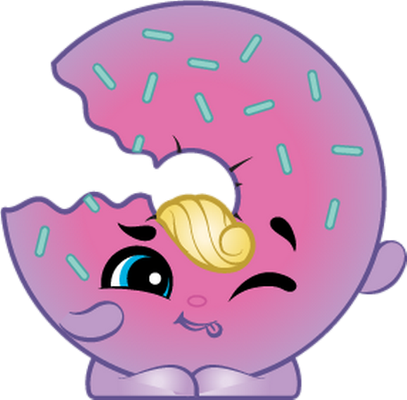 donut [Shopkins] - gourmandise- alimentation - smiley émoticône émoji cartoon clipart illustration - artémotic