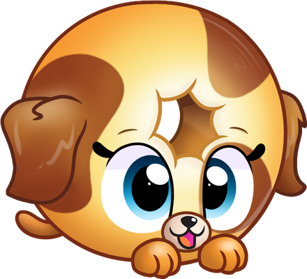 donut [Shopkins] - gourmandise- alimentation - smiley émoticône émoji cartoon clipart illustration - artémotic