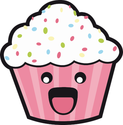 cupcake - gourmandise- alimentation - smiley émoticône émoji cartoon clipart illustration - artémotic