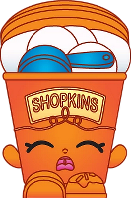 glace [Shopkins] - gourmandise- alimentation - smiley émoticône émoji cartoon clipart illustration - artémotic