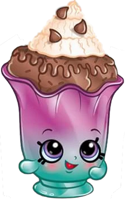 glace [Shopkins] - gourmandise- alimentation - smiley émoticône émoji cartoon clipart illustration - artémotic