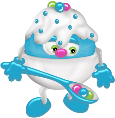 glace - gourmandise- alimentation - smiley émoticône émoji cartoon clipart illustration - artémotic