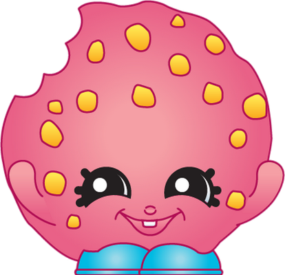 cookie [Shopkins] - gourmandise- alimentation - smiley émoticône émoji cartoon clipart illustration - artémotic