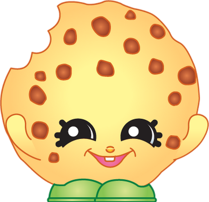 cookie [Shopkins] - gourmandise- alimentation - smiley émoticône émoji cartoon clipart illustration - artémotic