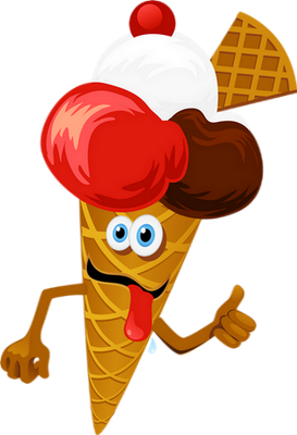 glace - gourmandise- alimentation - smiley émoticône émoji cartoon clipart illustration - artémotic