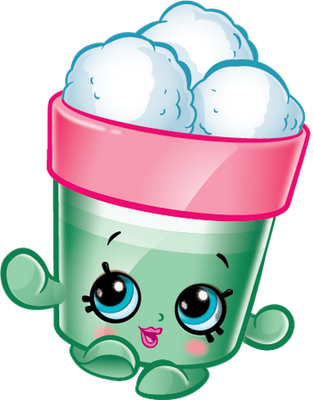 glace [Shopkins] - gourmandise- alimentation - smiley émoticône émoji cartoon clipart illustration - artémotic