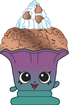 glace [Shopkins] - gourmandise- alimentation - smiley émoticône émoji cartoon clipart illustration - artémotic
