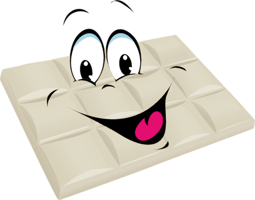 chocolat - gourmandise- alimentation - smiley émoticône émoji cartoon clipart illustration - artémotic