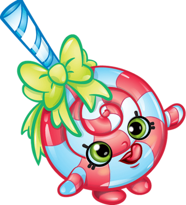 sucette [Shopkins] - gourmandise- alimentation - smiley émoticône émoji cartoon clipart illustration - artémotic