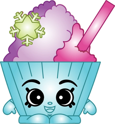 glace [Shopkins] - gourmandise- alimentation - smiley émoticône émoji cartoon clipart illustration - artémotic