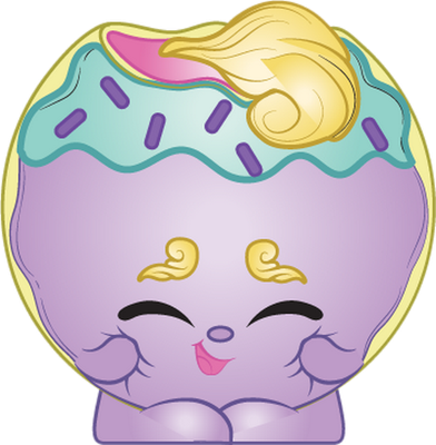 donut [Shopkins] - gourmandise- alimentation - smiley émoticône émoji cartoon clipart illustration - artémotic