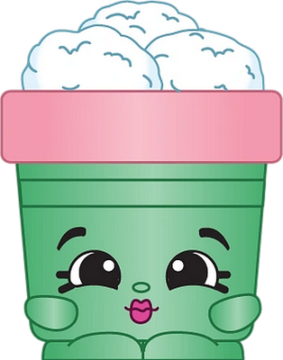 glace [Shopkins] - gourmandise- alimentation - smiley émoticône émoji cartoon clipart illustration - artémotic