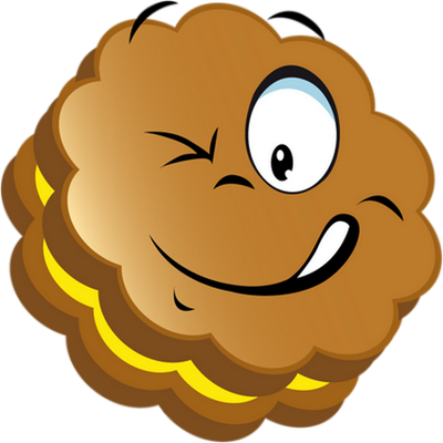 biscuit - gourmandise- alimentation - smiley émoticône émoji cartoon clipart illustration - artémotic